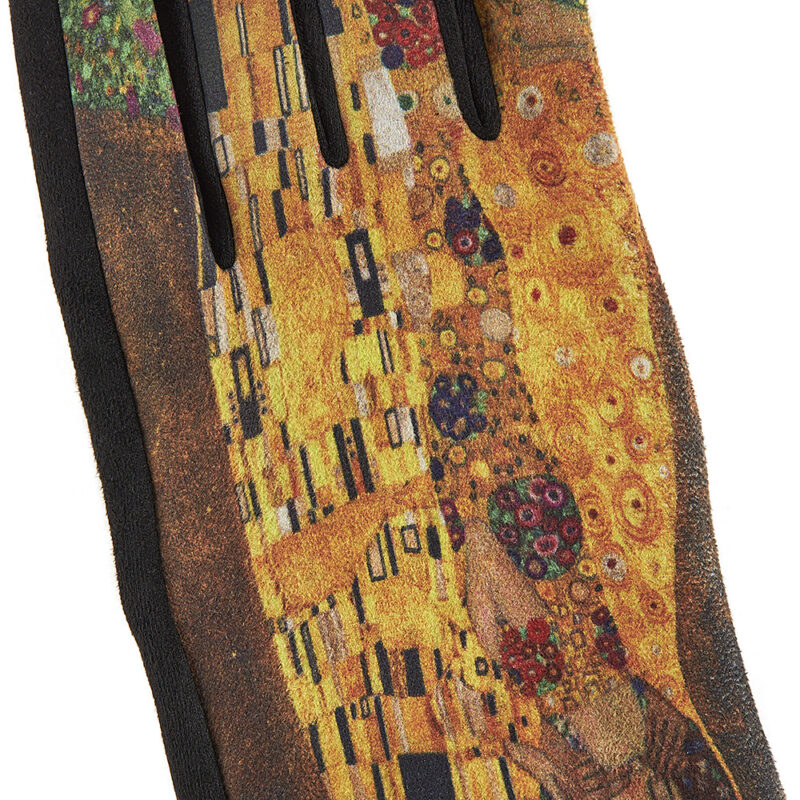 Sequoia Γυναικεία Γάντια one size  Gustav Klimt – Το Φιλί Καμελ - Image 2