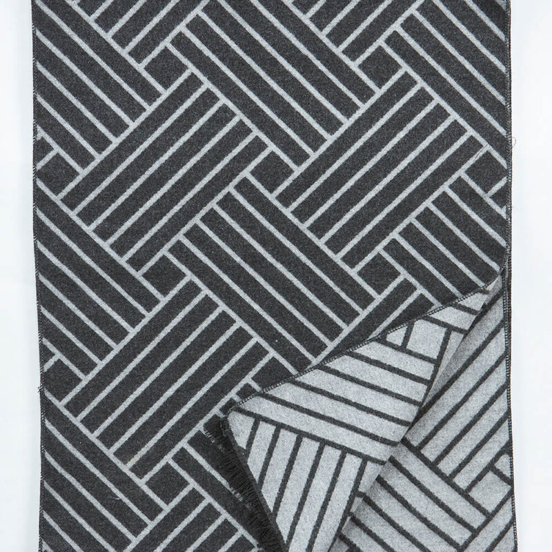 VERDE ΑΝΔΡΙΚΟ ΚΑΣΚΟΛ ΒΙΣΚΟΖ  185*33cm 59-0021 ΓΚΡΙ - Image 3