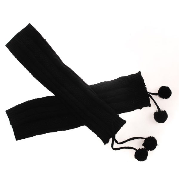 Biston fashion γάντια μανίκια 26-701-001 BLACK