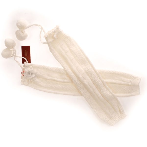 Biston fashion γάντια μανίκια 26-701-001 WHITE