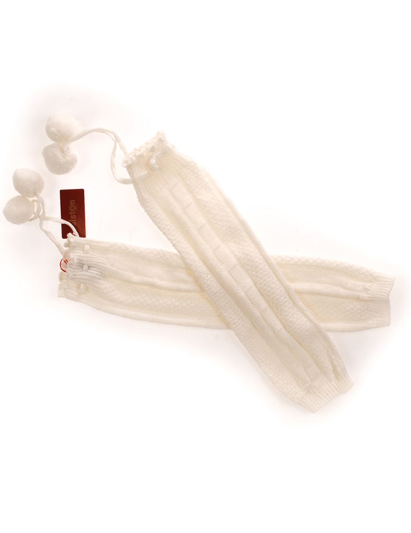 Biston fashion γάντια μανίκια 26-701-001 WHITE