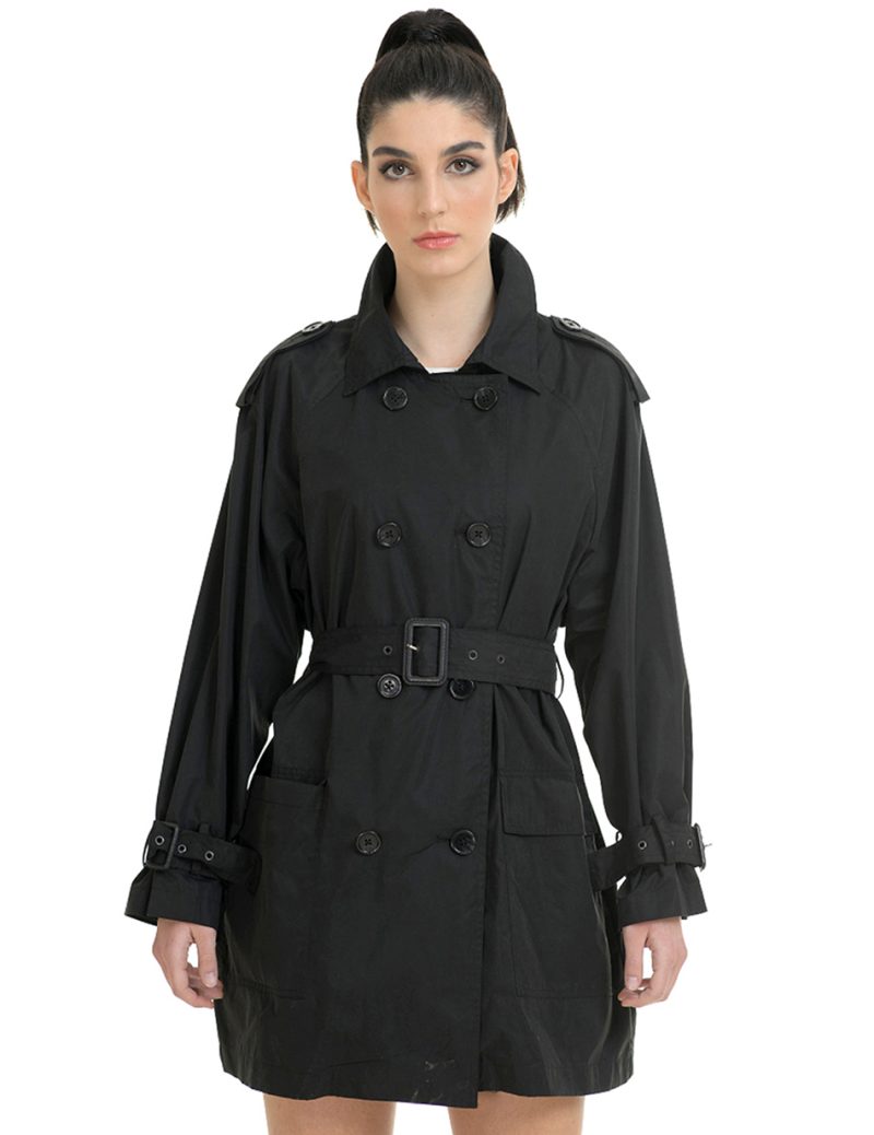 Splendid fashion γυναικεία καμπαρντίνα 43-101-002 BLACK