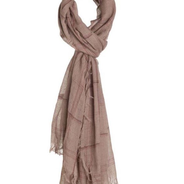 Κασκώλ, με τετραγωνάκια 32-501-001 BEIGE