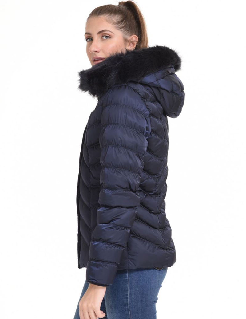 Biston fashion γυναικείο μπουφάν κοντό 44-101-060 NAVY - Image 2