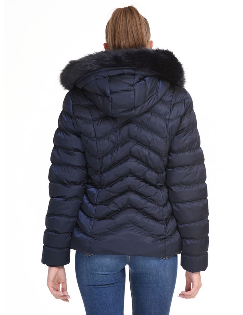Biston fashion γυναικείο μπουφάν κοντό 44-101-060 NAVY - Image 3