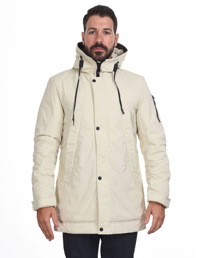 Biston fashion ανδρικό μπουφάν demi 44-201-036 DK BEIGE