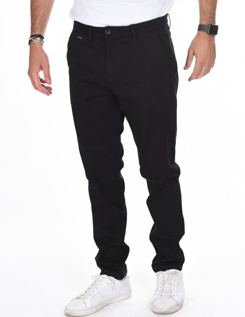 Splendid fashion ανδρικό παντελόνι chinos 44-241-003 BLACK