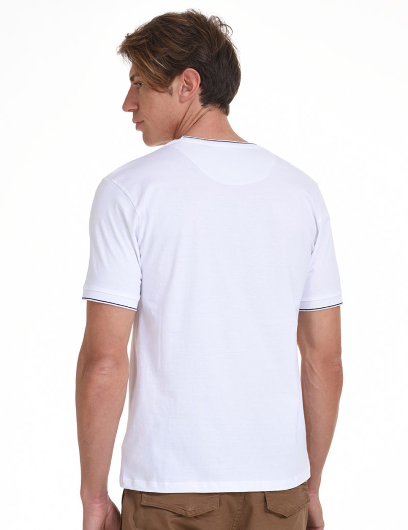 Splendid fashion ανδρικό t-shirt 45-206-029 WHITE - Image 2