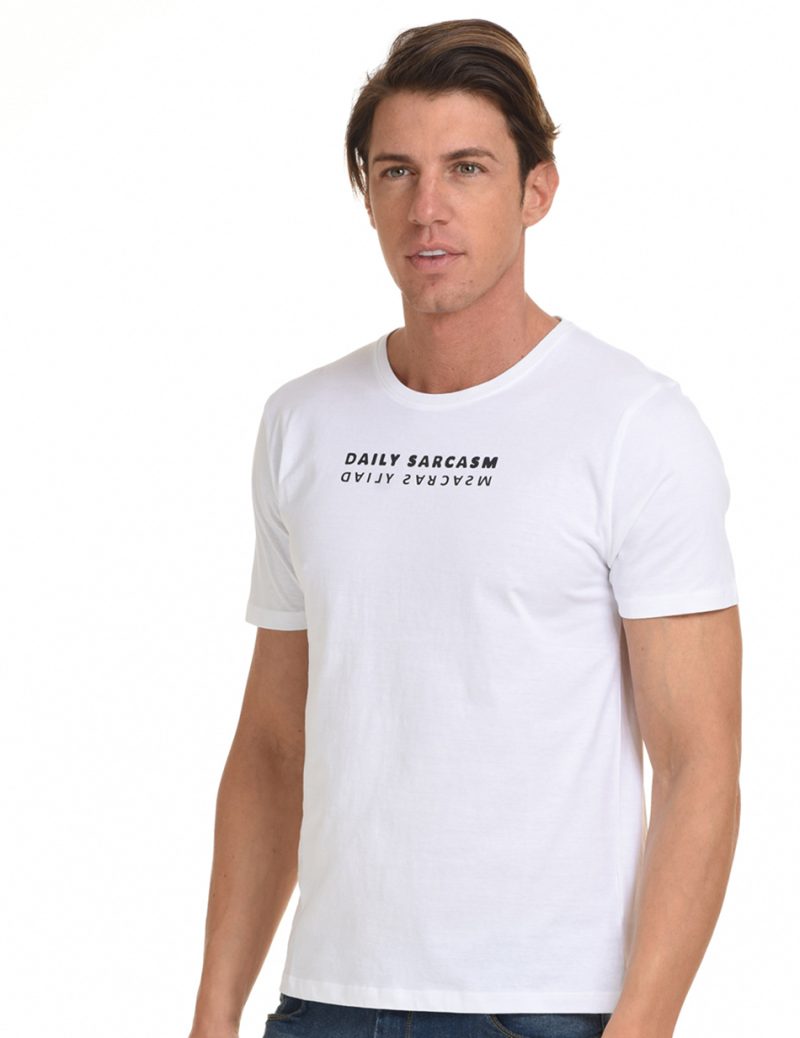 Biston fashion ανδρικό t-shirt 45-206-065 WHITE - Image 2