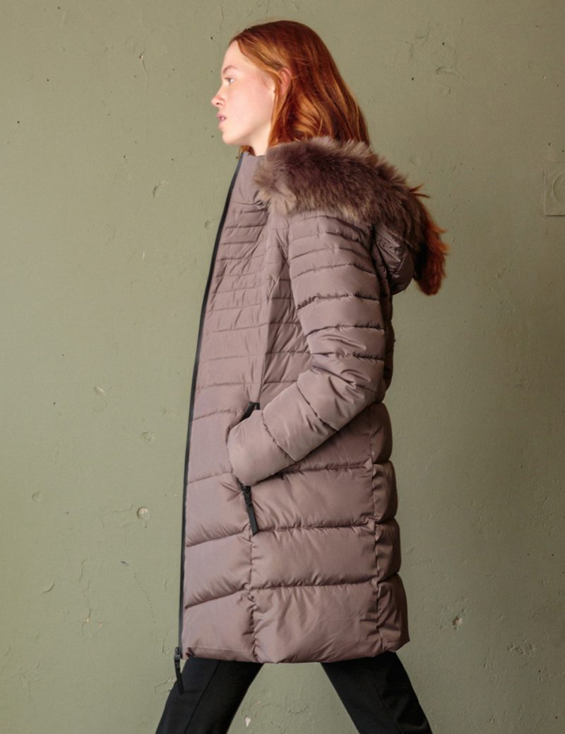Splendid fashion γυναικείο μπουφάν μακρύ 46-101-080 FANGO - Image 4