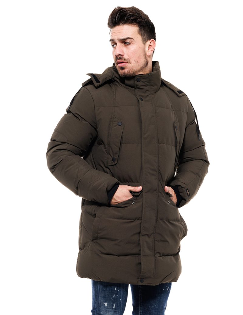 Splendid fashion ανδρικό μπουφάν μακρύ 46-201-023C GREEN - Image 2