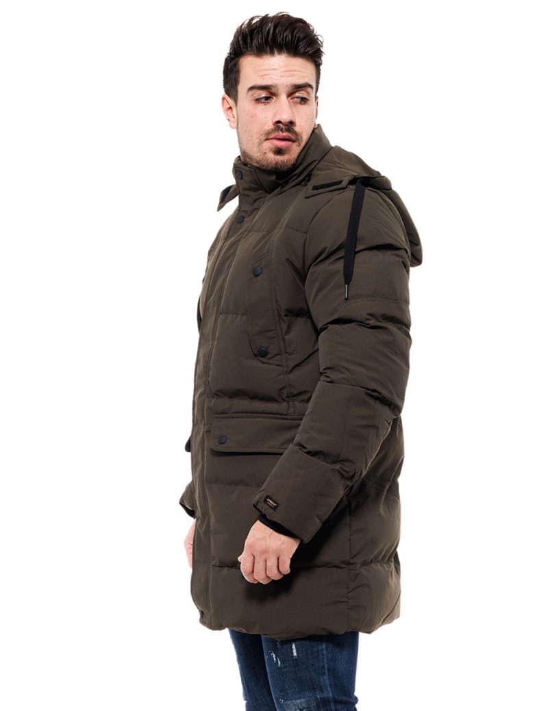Splendid fashion ανδρικό μπουφάν μακρύ 46-201-023C GREEN - Image 3