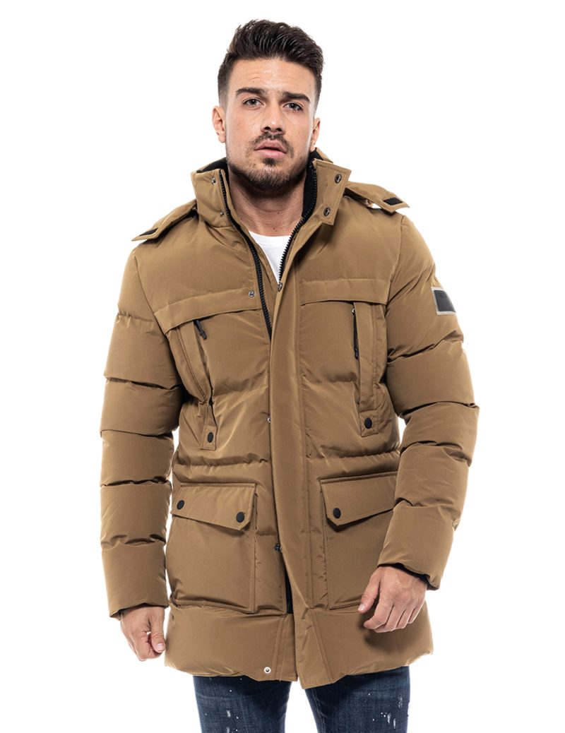 Biston fashion ανδρικό μπουφάν demi 46-201-024C BEIGE