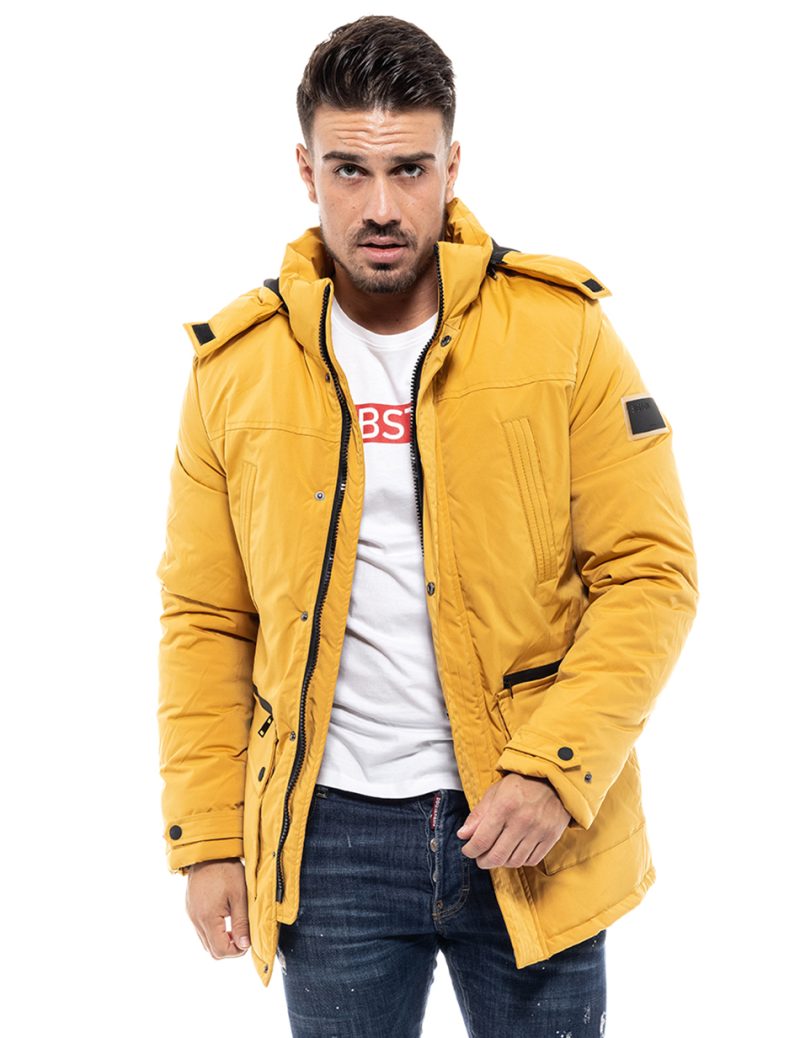 Biston fashion ανδρικό μπουφάν demi 46-201-027C YELLOW