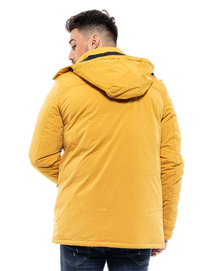 Biston fashion ανδρικό μπουφάν demi 46-201-027C YELLOW - Image 3