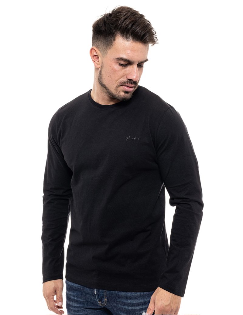 Splendid fashion ανδρική μπλούζα 46-206-021 BLACK - Image 2