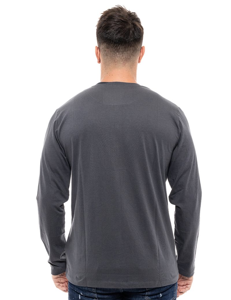 Biston fashion ανδρική μπλούζα 46-206-030 DK GREY - Image 3