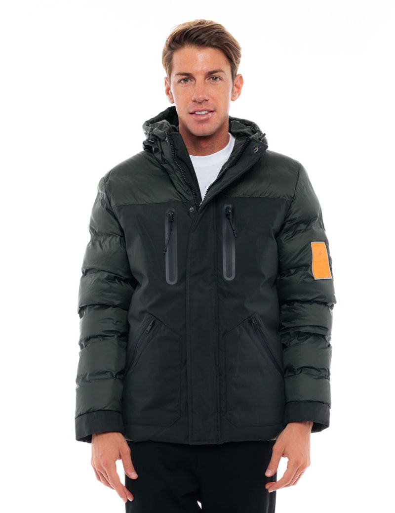 Biston fashion ανδρικό κοντό μπουφάν 48-201-022 DK GREEN