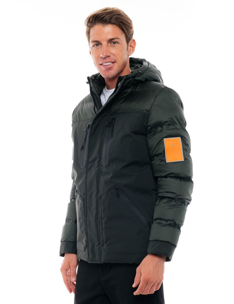 Biston fashion ανδρικό κοντό μπουφάν 48-201-022 DK GREEN - Image 2