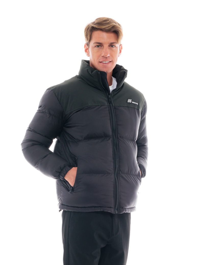 Biston fashion ανδρικό κοντό μπουφάν με γιακά 48-201-023 BLACK - Image 2