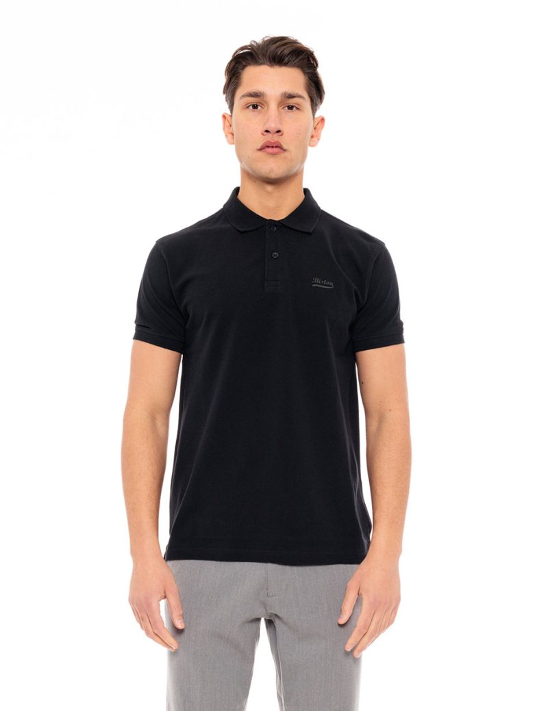 Biston fashion ανδρικό polo 49-206-073 BLACK
