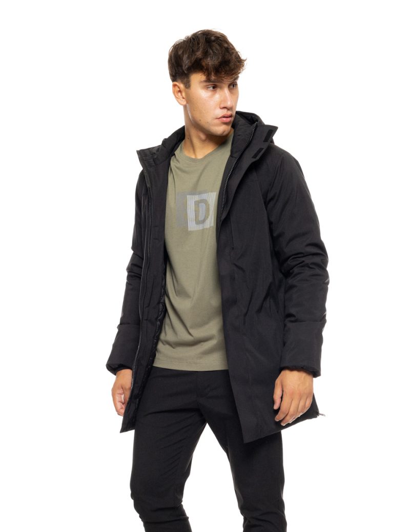 Splendid fashion ανδρικό demi μπουφάν με ενσωματωμένη κουκούλα 50-201-108 BLACK - Image 2