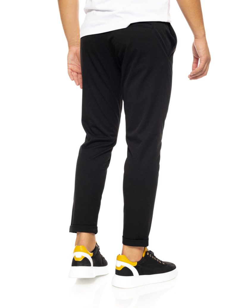 Biston fashion ανδρικό chinos παντελόνι 50-241-003 BLACK - Image 3