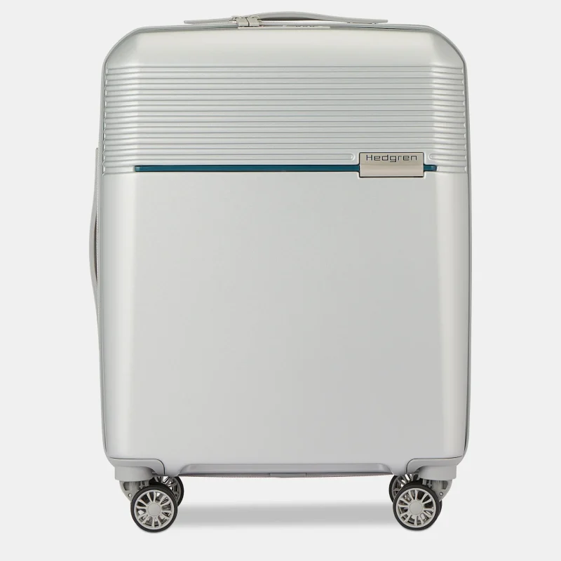 Hedgren Stripe Βαλίτσα Καμπίνας με ύψος 55cm HLNO01XS/250 Ασημί