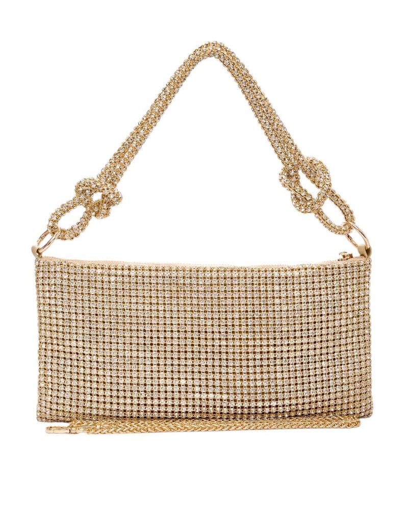 Τσάντα φάκελος clutch 21968 - Χρυσό - Image 3