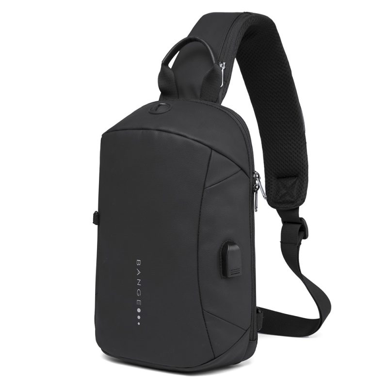 Τσαντάκι ώμου χιαστί crossbody Bange 1912 μαύρο - Image 4