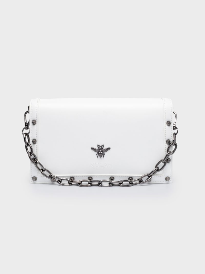 Nolah Bag Dash White / Gun Metal