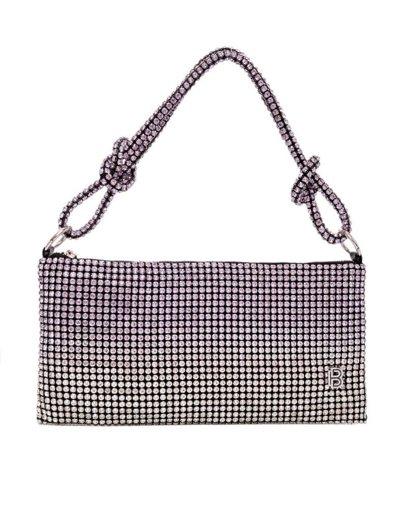 Τσάντα φάκελος clutch 21968 - Μώβ - Image 4