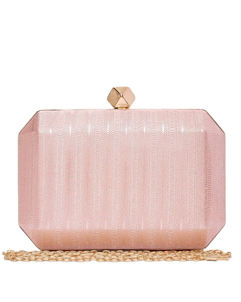 Τσάντα φάκελος clutch -JH-21975 - Ρόζ - Image 6