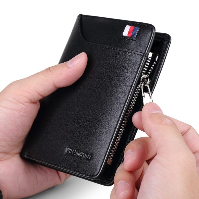Δερμάτινο Ανδρικό πορτοφόλι William Polo 293 black - Image 2