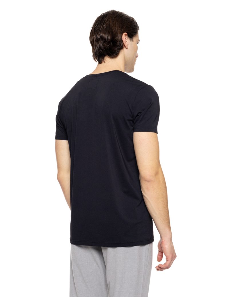 Splendid fashion ανδρικό t-shirt 51-206-044 BLACK - Image 3