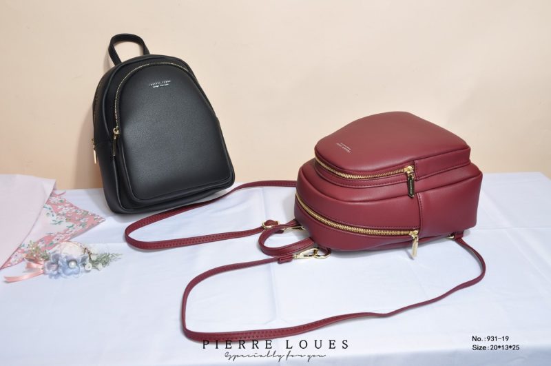 Σακίδιο Πλάτης Pierre Loues 931-19 μπορντό - Image 2