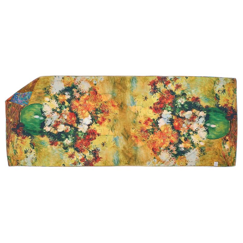 Sequoia Γυναίκεια εσάρπα διπλής όψης  με digital print gustav klimt kat - Image 2