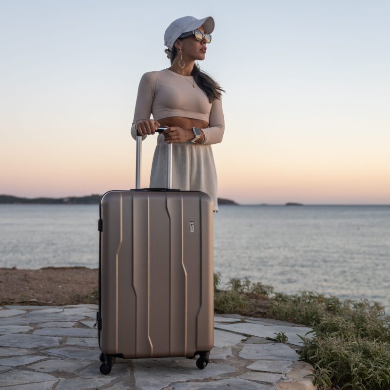Βαλίτσα trolley Cardinal μεγάλη 2012/70cm σαμπανί - Image 2