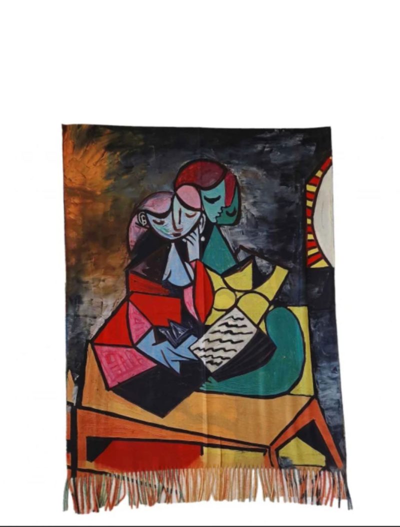 Sequoia Γυναικεία Πασμίνα Διπλής Όψης Pablo Picasso Two characters, 1934