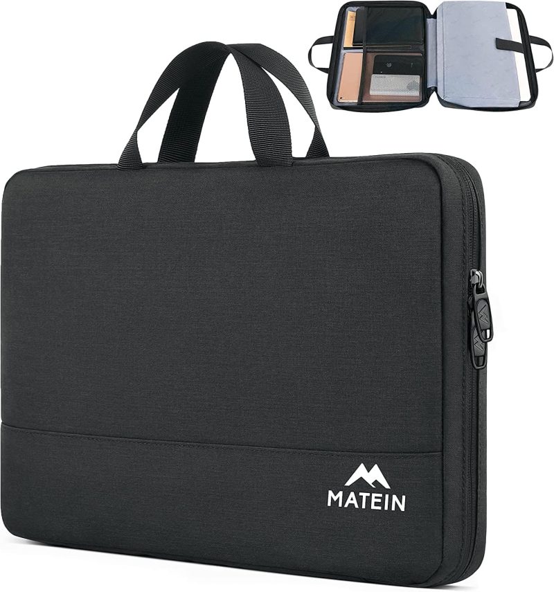 Υφασμάτινος Χαρτοφύλακας Matein 15,6  laptop 5L 1025 μαύρο - Image 6