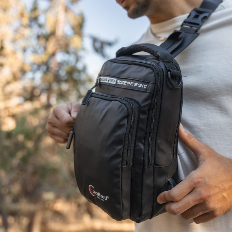 Τσαντάκι ώμου χιαστί crossbody mini backpack Cardinal 1200 μαύρο - Image 4