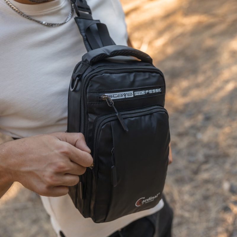 Τσαντάκι ώμου χιαστί crossbody mini backpack Cardinal 1200 μαύρο - Image 2