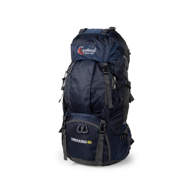 Σακίδιο πεζοπορίας, αδιάβροχο Daypack 60L Camping 1488 Σκούρο μπλε - Image 3