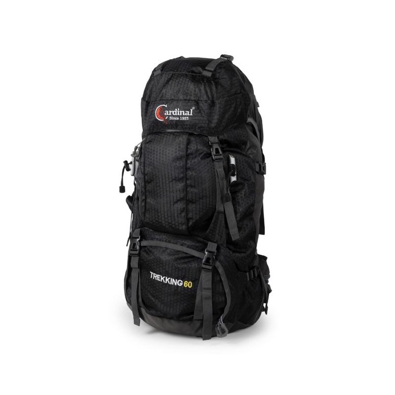 Σακίδιο πεζοπορίας, αδιάβροχο Daypack 60L Camping 1488 μαύρο - Image 4