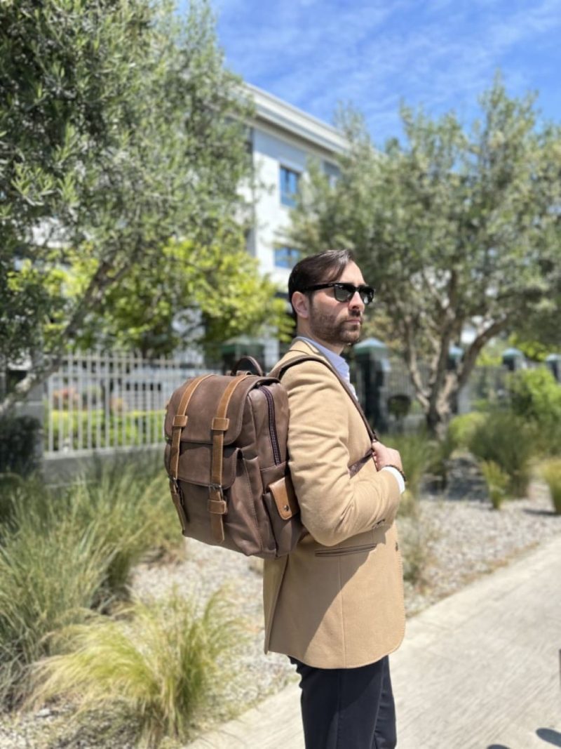 Σακίδιο πλάτης Τεχνόδερμα 12L Cardinal 15182 coffee - Image 2