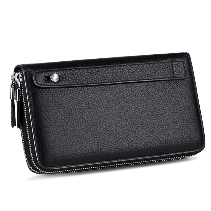 Δερμάτινο Ανδρικό πορτοφόλι William Polo 163(LARGE) black - Image 2