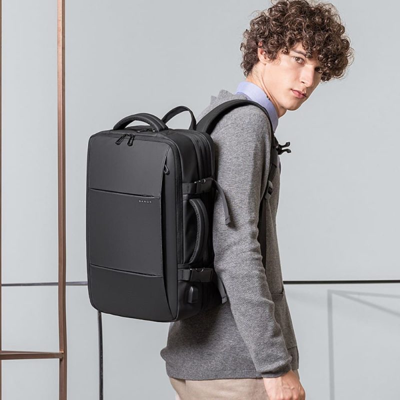Σακίδιο πλάτης 45L Laptop 17,3” Bange 1908 μαύρο - Image 3