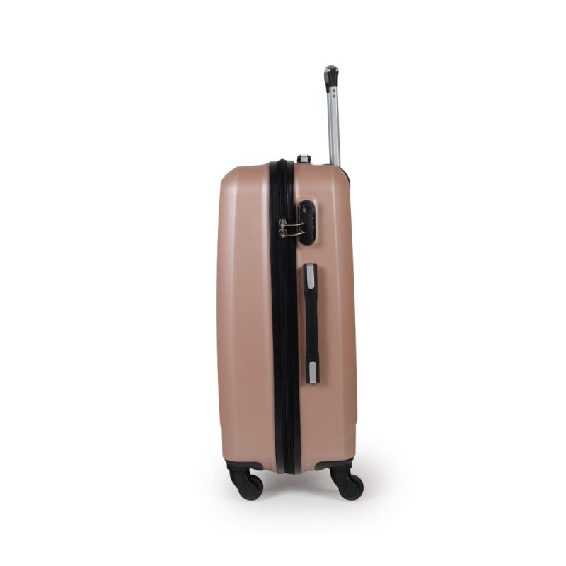 Βαλίτσα trolley Cardinal μεσαία 2011/60cm Ροζ χρυσό - Image 4