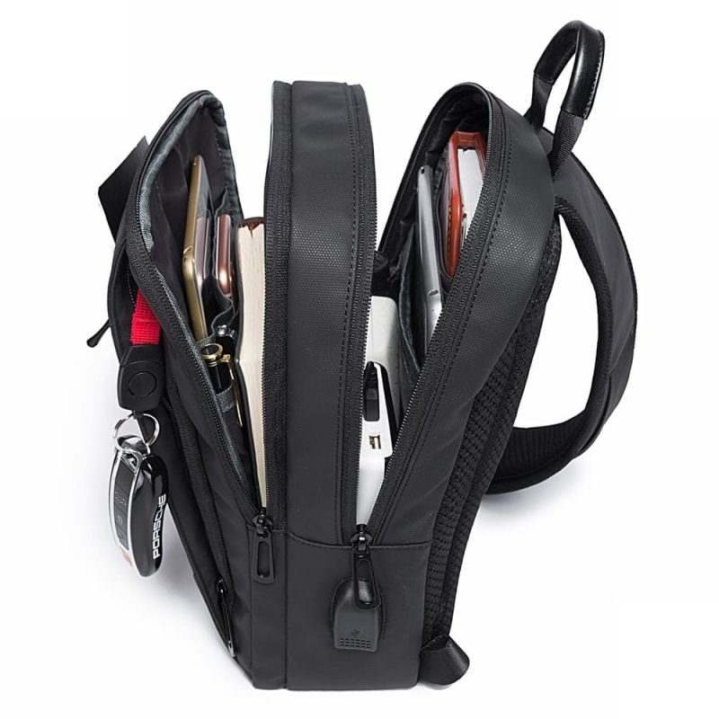 Τσαντάκι ώμου χιαστί crossbody Bange 22002 μαύρο - Image 6