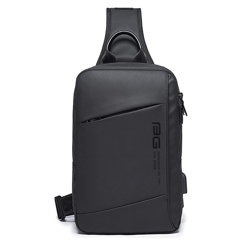 Τσαντάκι ώμου χιαστί crossbody Bange 22002 μαύρο - Image 4